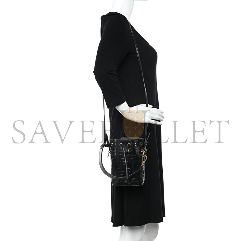 FENDI MON TRESOR LEATHER BLACK (18*12*10cm) 